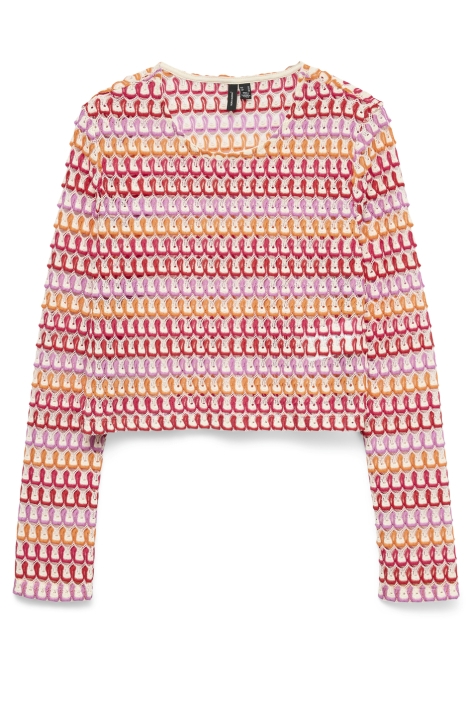 Vero Moda vmtina crochet ls crop top exp